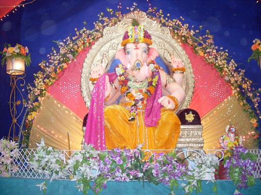 MikeLiveira s Space Ganesh  Chaturthi 2012 Decoration  