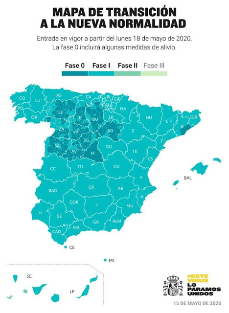 Mapa de Fases en España