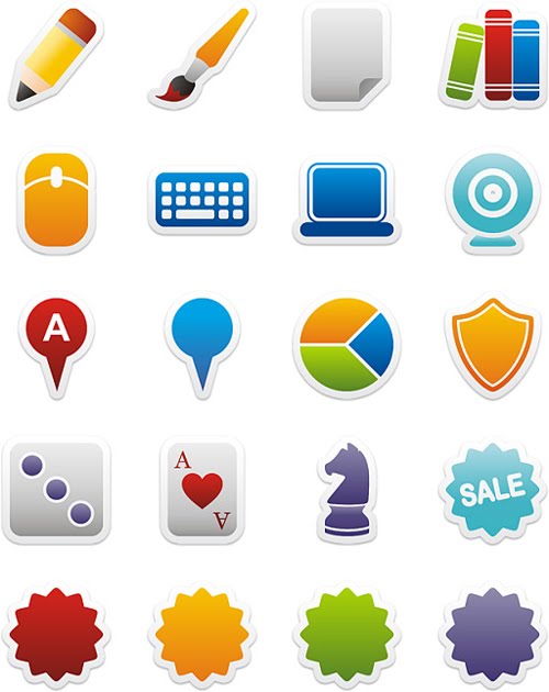 Colorful Stickers Part 6 Icons