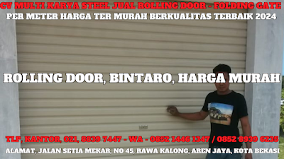 GAMBAR, DAFTAR, HARGA, ROLLING DOOR, PER METER, MURAH, BINTARO, 2024