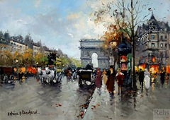 "Champs Élysées" de Antoine Blanchard