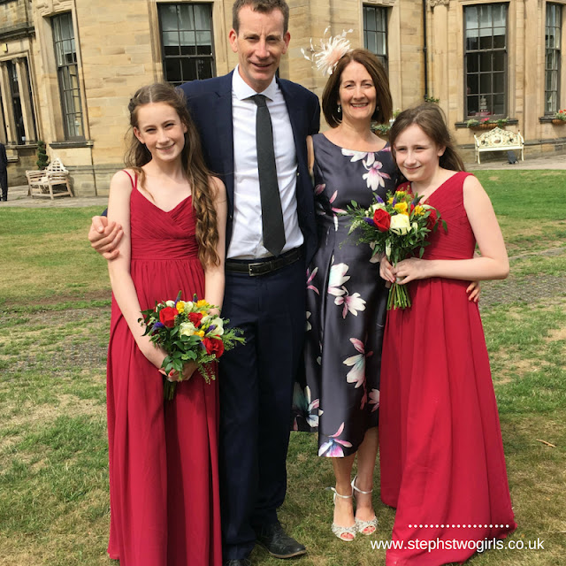 stephs two girls as bridesmaids