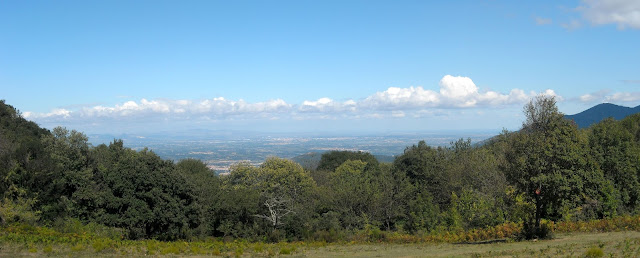 Col de Portells, vue sur Perpignan