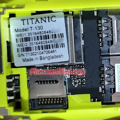 Titanic T-130 Flash File SC6531E (Version 2023)