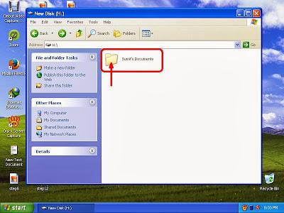 5Learn how to disable show or don't show hidden files and folders in windowsXP step5