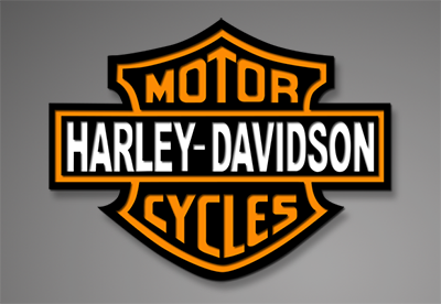  Harley  Davidson  logotipo a partir de forma Barahona 