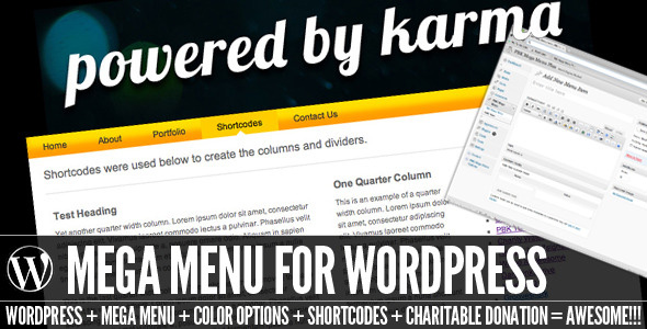 PBK Mega Menu for Wordpress - CodeCanyon Item for Sale