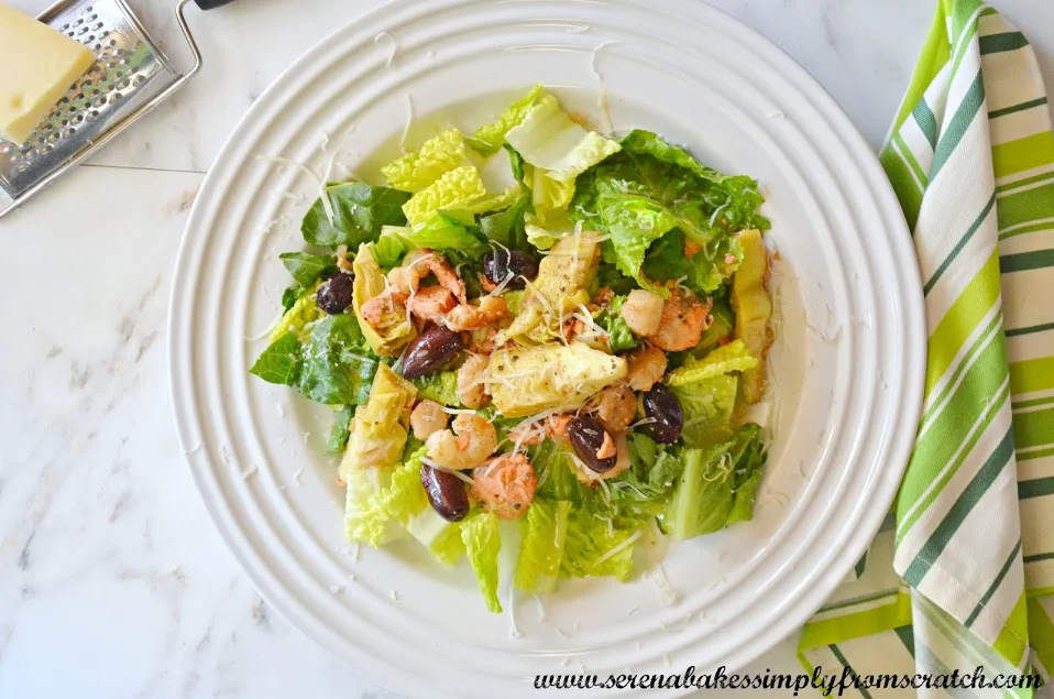 Hot Seafood Salad with Sherry Vinaigrette