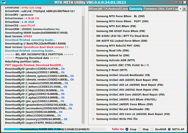 (24-01-2023) Download MTK Auth Bypass Tool V80 (MTK Meta Mode Utility)