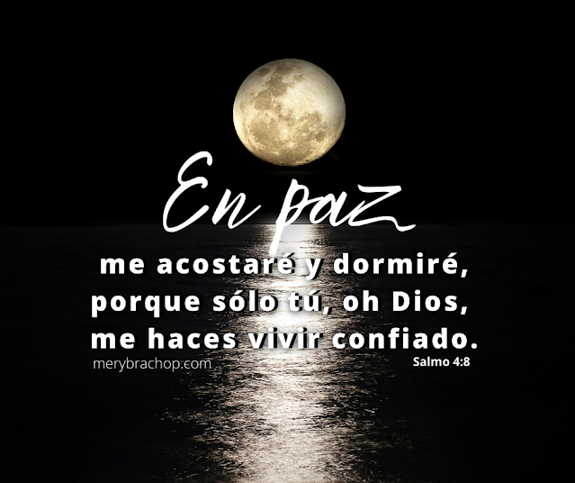 frases cristianas salmo para dormir en la noche en paz me acostare