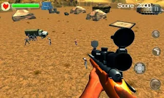 Screenshots of the Zombie assassin 3D for Android tablet, phone.