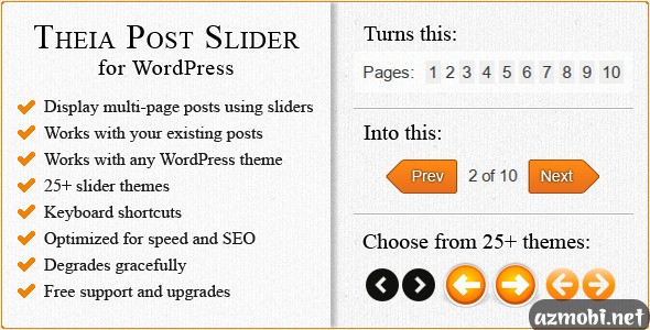 Theia Post Slider v1.1.5 for WordPress