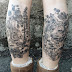 Tattoos of Flora and Fauna Reminiscent of Woodcut Etchings by Pony Reinhardt 