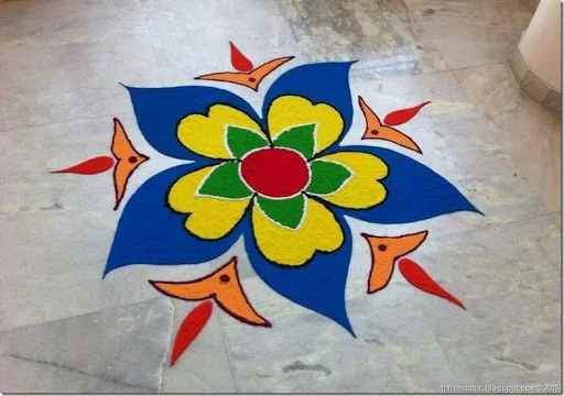 Simple-Rangoli-Designs