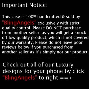 3D Swarovski Crystal Bling Case Cover for iphone 5 5G AT&T Verizo & Sprint Skull Design (Handcrafted by BlingAngels)