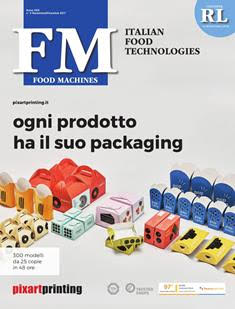 FM Food Machine 2017-02 - Novembre & Dicembre 2017 | TRUE PDF | Mensile | Professionisti | Tecnologia | Impianti | Packaging | Logistica
Bilingue, italiano-inglese, dedicato alle tecnologie di produzione e di packaging del comparto alimentare.
Una vetrina completa di informazioni sul mercato e sulle soluzioni impiantistiche produttive del settore alimentare.
Notizie, stili e tendenze dall’industria della pasta e del riso, del bakery e dei dolci, dei piatti etnici, del biologico, del pomodoro, dell’ortofrutta, della carne, del pesce e dei salumi. 
Un’attenzione particolare è riservata alle novità tecnologiche proposte dalle industrie.
Una ricca «Rassegna» e un vasto «Focus on» mettono in luce le principali macchine e attrezzature presenti sul mercato. Nel «Reportage» vengono descritte le linee impiantistiche utilizzate da un produttore finale e nella «Case history» si analizza l’area logistica del sito produttivo di un utente finale. Non mancano gli approfondimenti sull’automazione per migliorare la qualità e la produttività degli impianti.
Un ampio spazio è dedicato alla presentazione delle anteprime fieristiche.