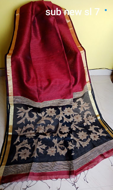 Linen Jamdani Sarees