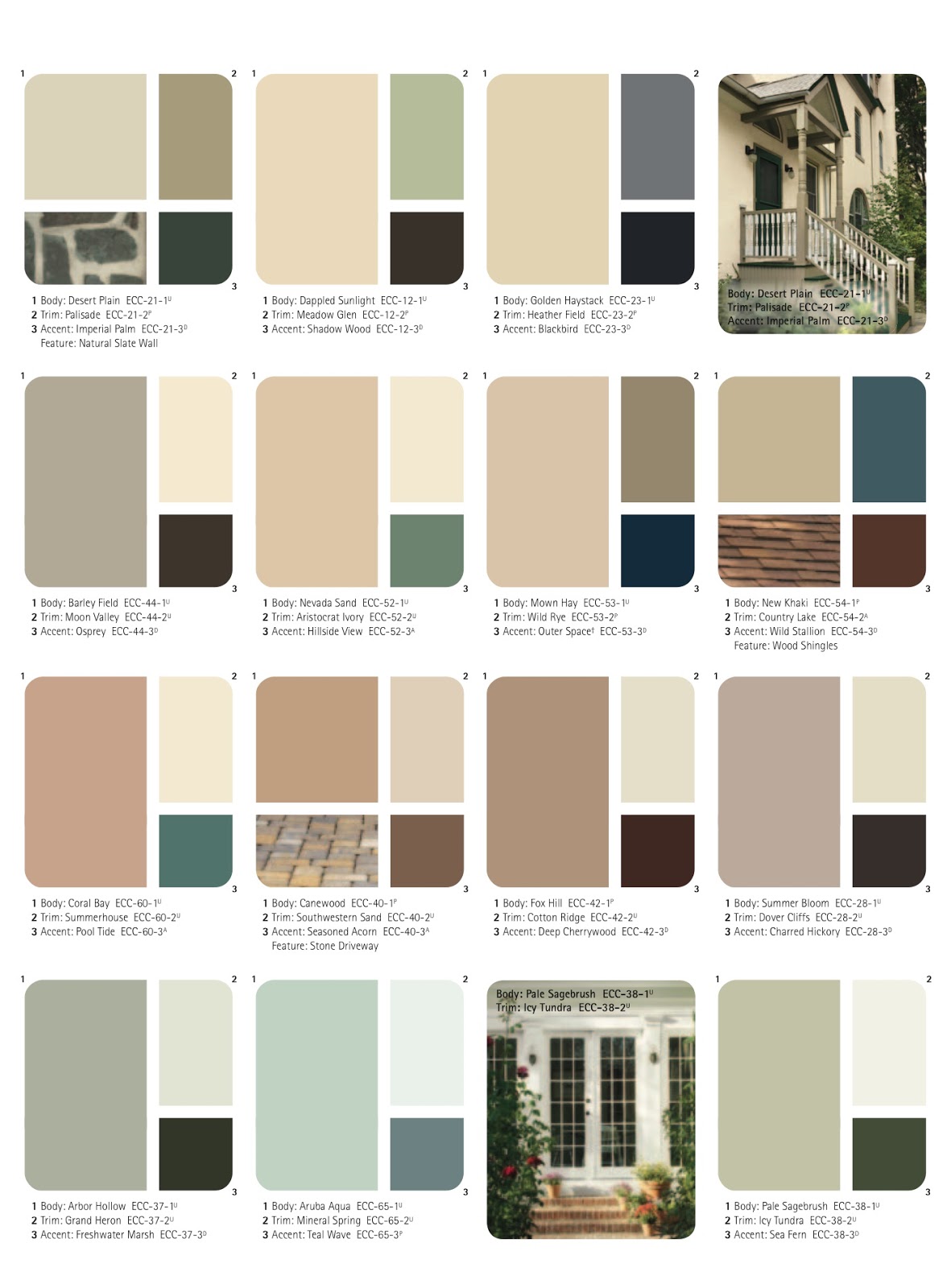 Ange39;s Dollhouse: Choosing the Exterior Color Scheme