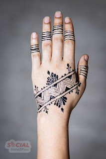 easy mehndi design