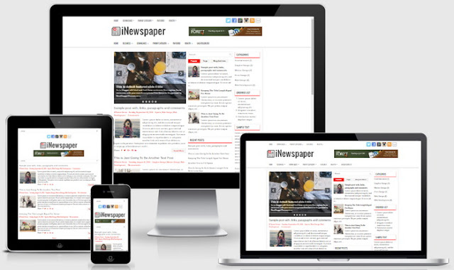 iNewspaper Blogger template