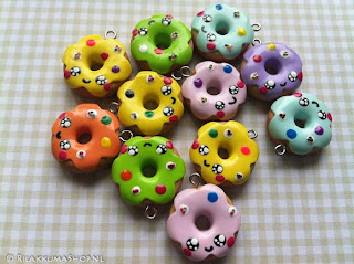 Kawaii cute Donut Charms