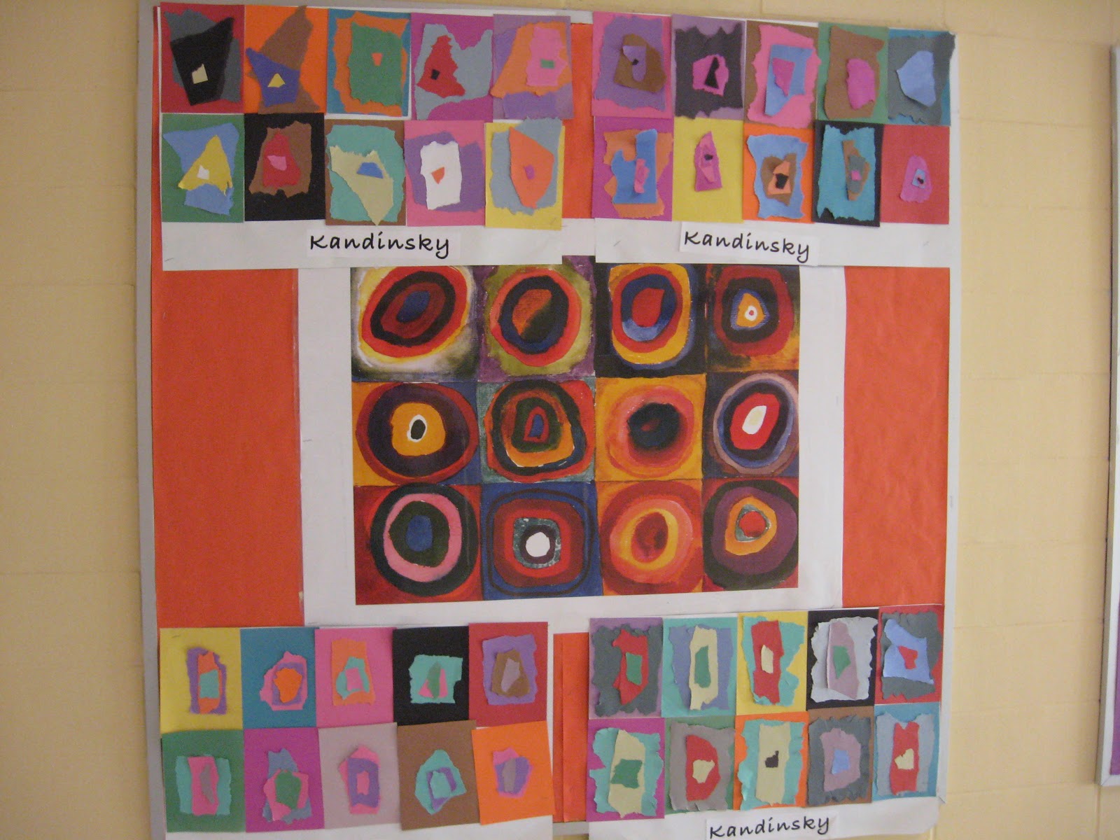 Memorial Elementary's Specialist Spot: Kandinsky collages