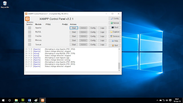 XAMPP Start