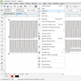 Teknik  membuat desain Koran Dengan CorelDRAW