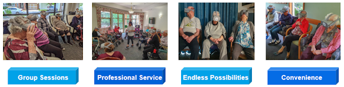 SilVR Adventures - Group virtual reality for aged care residents - How it works...