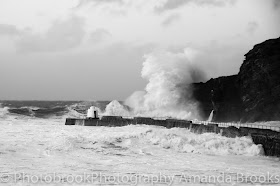 High tide in Portreath