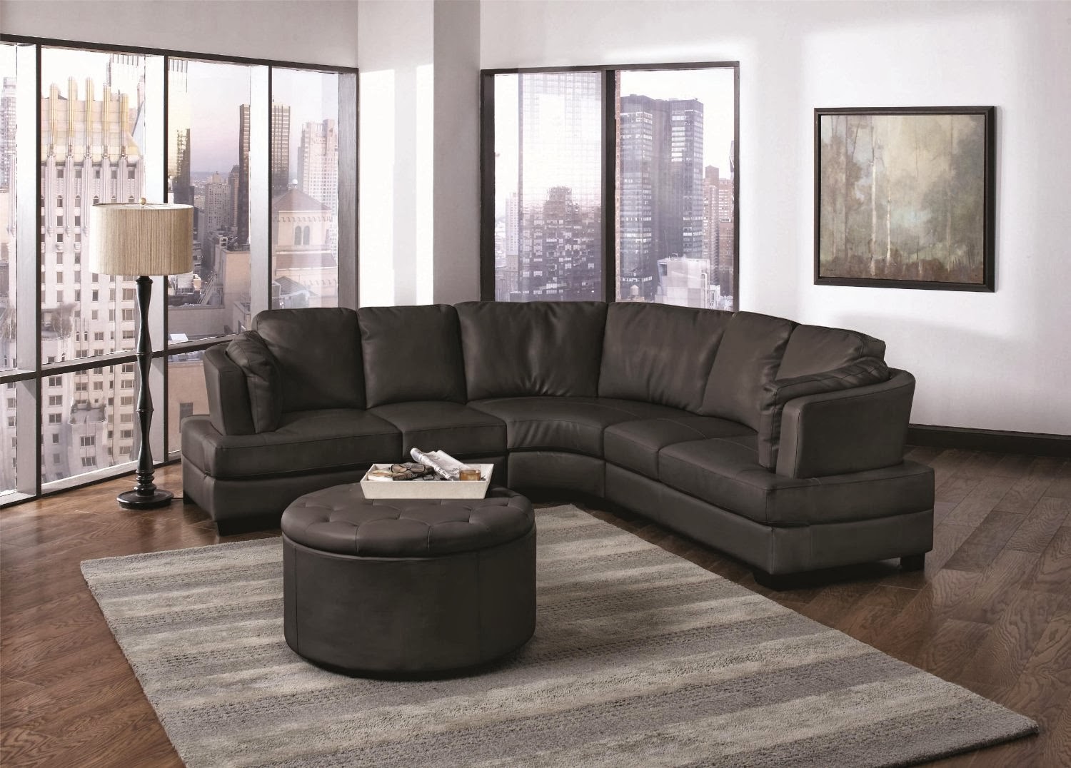 Buy Curved  Sofa  Online Curved  Leather Sectional  Sofa 