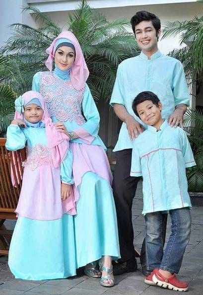 Ide Baju  Muslim Sarimbit Keluarga  Style Fashion Lebaran