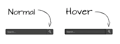 Black Hover Box Search