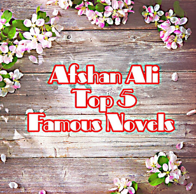 afshan Ali Famous Novels List