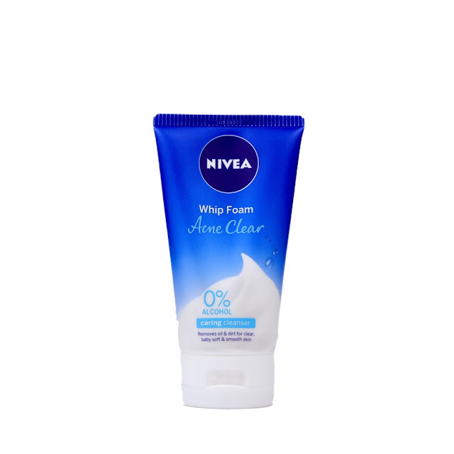 NIVEA Face Cleanser Acne Clear Whip Foam for Soft Skin