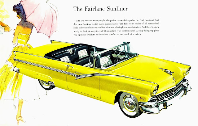 FORD CONVERTIBLE SUNLINER 1956