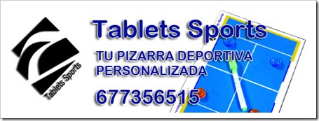 Tablets Sports: pizarras exclusivas para pádel y otros deportes 100% personalizables.