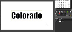 Modificar la tipografía mediante una ruta en Gimp