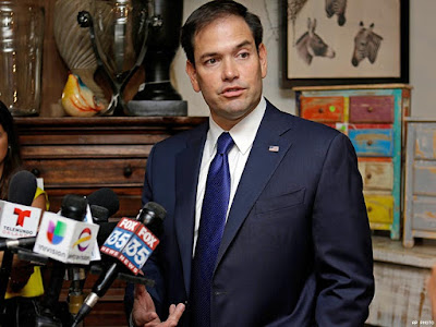 Gay Protester to Marco Rubio: 'You Have Blood on Your Hands': http://www.lovementomen.com/