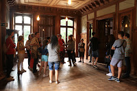 Interior del palacete de la Finca Munoa