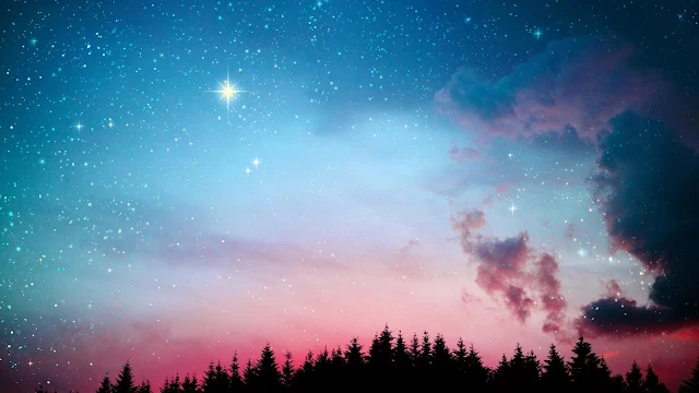 Sunset Night Sky Wallpaper