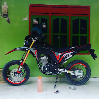 CRF 150L Modifikasi Supermoto