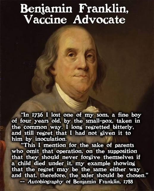 Image result for ben franklin smallpox