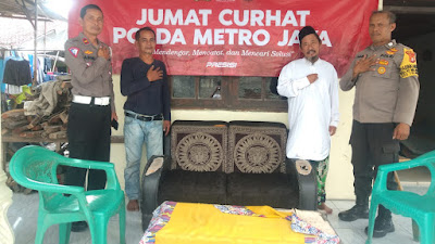  Jumat Curhat Polsek Teluknaga di RW 11 Desa Kampung Melayu Barat di Apresiasi Warga dan Aktivis