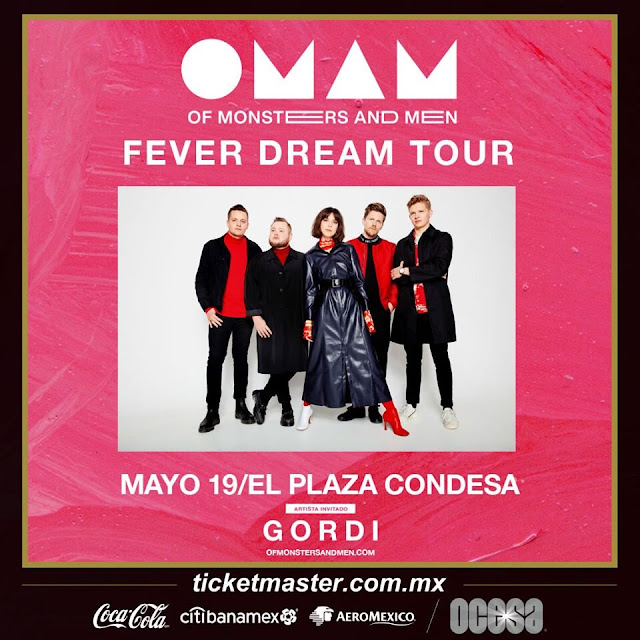 Of Monsters And Men en Plaza Condesa