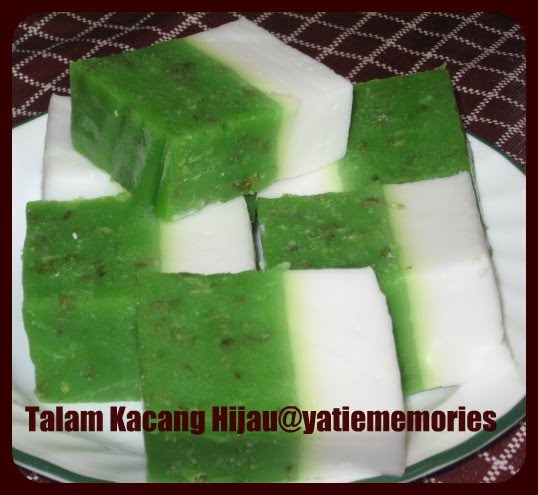 Sinar Kehidupanku**~::: Kuih Talam Kacang Hijau