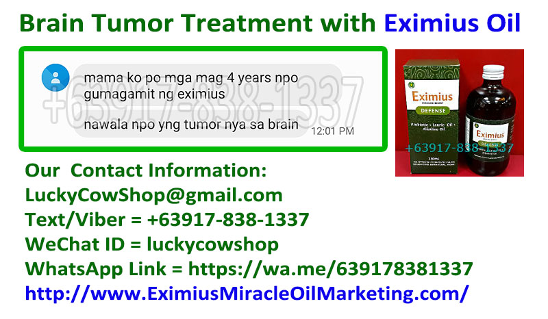 brain tumor treatment eximius oil