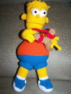 PATRON GRATIS BART SIMPSON | LOS SIMPSON AMIGURUMI 61974