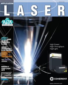 Applicazioni Laser 61 - Maggio & Giugno 2018 | ISSN 1973-7238 | TRUE PDF | Bimestrale | Professionisti | Meccanica | Materiali
Applicazioni Laser è la più autorevole rivista italiana esclusivamente dedicata all'impiego della tecnologia laser in ambito industriale e come tale propone informazioni utili e articoli concreti grazie al lavoro della redazione e al contributo di esperti nazionali e internazionali. La rivista si pone l’obiettivo di contribuire ad accrescere la cultura laser in Italia, per questa ragione presenta ai lettori in maniera attenta e propositiva i molteplici impieghi del laser, affinché possano diventare stimolo per nuovi utilizzi industriali. Il laser è sicuramente uno degli utensili che può contribuire a innovare il processo produttivo di un’azienda o il suo prodotto e questa rivista presenta degli esempi concreti su come e dove applicarlo.
Si tratta dell'unica rivista, in Italia, capace di offrire una completa panoramica sui sistemi di lavorazione (taglio, saldatura, marcatura, misura e controllo ecc.) basati sull'uso della luce laser, al fianco di un'articolata proposta merceologica di componentistica specializzata: dalle sorgenti CO2 e Nd:YAG ai laser a eccimeri fino al diodo laser, dalle ottiche alle lenti di focalizzazione.