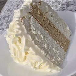White Almond Wedding  Cake  Cocina Adicto